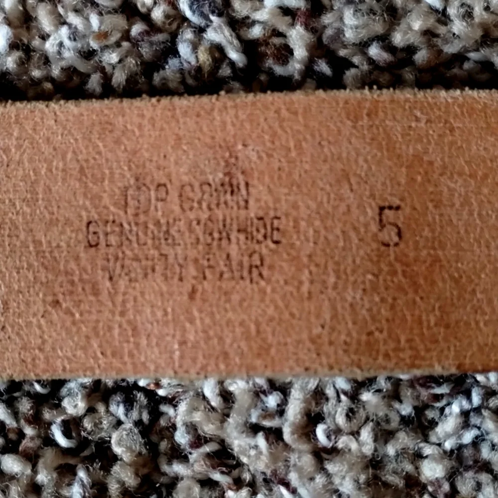 Wide Leather Belt